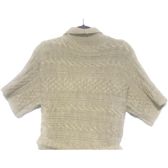 Outback Red Acrylic Wool Blend Cardigan Sweater Light Tan Women's Size Medium - Picture 5 of 7